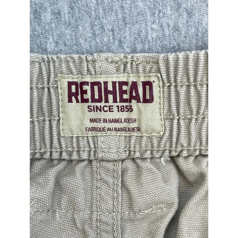 Redhead Shorts Mens 38 Beige‎ 100% Cotton Outdoor Utility Cargo 8
